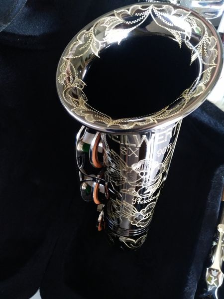 new saxophone alto black nickel silver alloy alto sax brass musical instrument with case mouthpiece